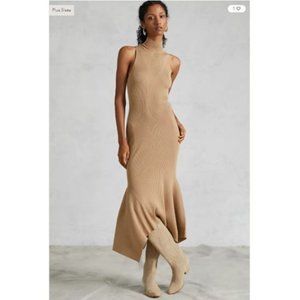 NWT-Anthropologie Cedar Mock Neck Midi Dress- XL